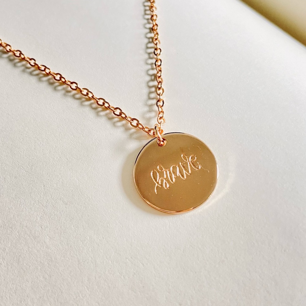 Brave pendant necklace